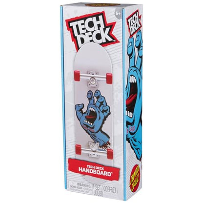 TECH DECK Santa Cruz Handboard, Authentic Mini Skateboard | 9x Larger than a Fingerboard, Hands Only, Authentic Graphics, Die-Cast Trucks, Skateboard Gifts for Kids & Collectors Ages 6+ - style: Santa Cruz