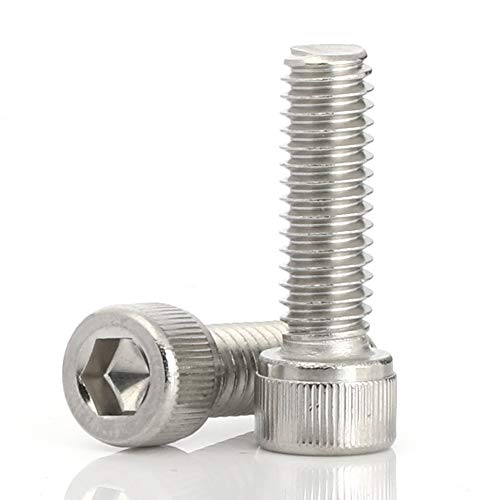 1/4-20 x 1/2", 5/8", 3/4", 7/8", 1" Socket Head Cap Screws, Stainless Steel 18-8 (304), Bright Finish, Fully Threaded, Allen Hex Drive, 50 PCS - size: 1/4-20 x 1/2", 5/8", 3/4", 7/8", 1" (50 PCS)