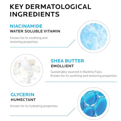 La Roche-Posay Cicaplast Hand Cream, Instant Relief Moisturizing Hand Lotion for Dry Hands, Shea Butter Lotion for Dry Cracked Hands, Non Greasy, Fragrance Free - size: 1.69 Fl Oz (Pack of 1)