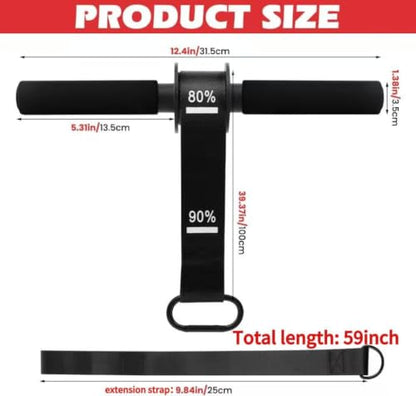 Forearm Strengthener and Wrist Roller with Thick Grip & Adjustable Strap, Ideal for Grip Strength Training, Muscle Building and Rehabilitation - color: Black