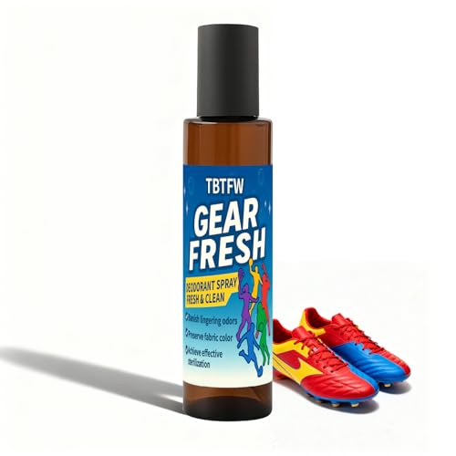Sports Equipment Odor Eliminator Spray-Eliminate the Odor of Shoes and Sportswear, Quick Drying, Long-Lasting Cleaning Formula, Suitable For All Sports Equipment(6.76 Oz)