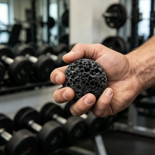 Round Stone Hand Grip Strengthener Muscle Strength Training Massage Ball for Climbing Gym and Callus Training - size: 5CM