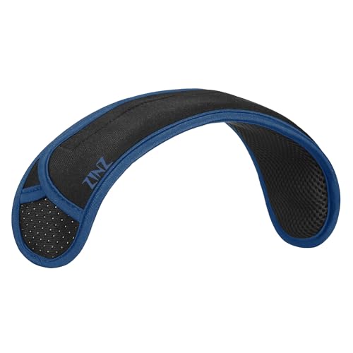 Ultra Thick & Breathable Universal Shoulder Pad Cushion for Bag - Long & Comfort - color: Black&blue