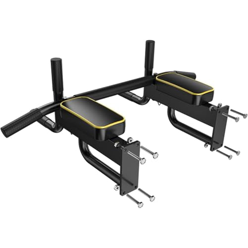 Wall Mounted Pull-Up Bar, Home Assisted Abdominal Indoor Pull-Up Hanging Strengthening Abdominal Muscle Training Band Equipment for Indoor Home Gym Exercise, Supports 440 Pounds
