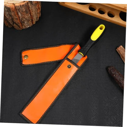 UEETEK 6-inch Hardened Steel File Flat Metal File Sharpening Tools with Comfortable Hand Grip Handles