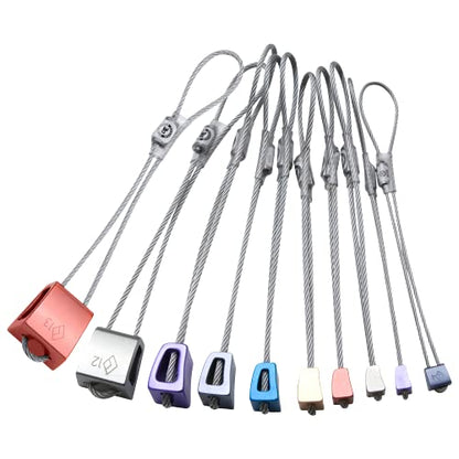 BLACK DIAMOND Classic Stopper Set #4-13, Durable Aluminum Nuts, Color-Coded | durable steel cables, versatile passive protection, for alpine routes, trad climbing, sport climbs, anchors, and rappels - style: #4-13