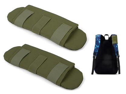 2 Shoulder Strap Pads,Backpack Shoulder Pads,Shoulder Strap Pads for Optimal Weight Distribution,Suitable for Weighted Vests,Backpacks,Computer Bags,Harnesses - color: green