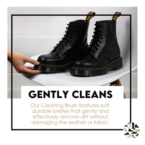 Soft Bristle Brush – Cleaning Brush – Hand Brush – Deep Cleans and Easily Lifts Dirt from All Types of Footwear