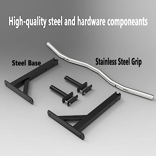 Fitness Equipment Ceiling Steel Fitness Horizontal Bar, Pull Up Bar Wall Mounted Chin Up Bar, Home Gym Strength Training Bar, Load 660 LBS