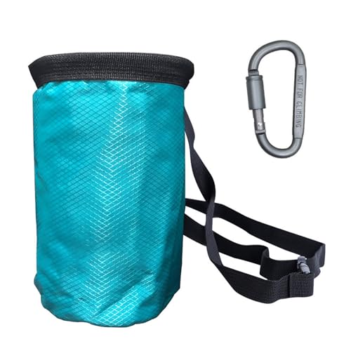 Camper Accessories, Rock Climbing Chalk Bag Adjustable Bag Bouldering Chalk Bags Bucket for Rock Climbing Weight Lifting - color: Blue bag Dshap