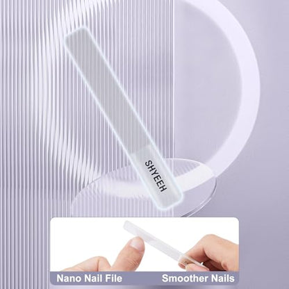 Manicure Set, 10 pcs High-Carbon Steel Nail Clippers Set, Portable Mini Manicure and Pedicure Kit, Travel Grooming Nail Kit with Leather Bag for Men and Women - color: DeepPurple