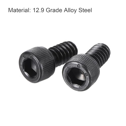 uxcell #10-24x3/8" Hex Socket Head Cap Screw Bolts 12.9 Grade Alloy Steel 25pcs - size: #10-24x3/8"