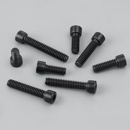 25 PCS 5/16-18 x 1" Hex Socket Head Cap Screws Bolts, Allen Socket Drive, Black Oxide, 12.9 Grade Alloy Steel 5/16 inch Allen Bolt, Fully Machine Thread - color: Black, size: 5/16"-18 x 1"
