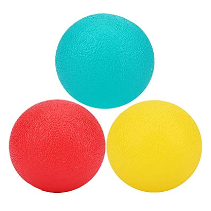 Stress Balls for Adults, Physical Therapy Hand Exercise Balls Kits, Squeeze Balls Sets for Hand Finger Wrist Muscles Arthritis Training, Hand Grip Strengthening Train Ball