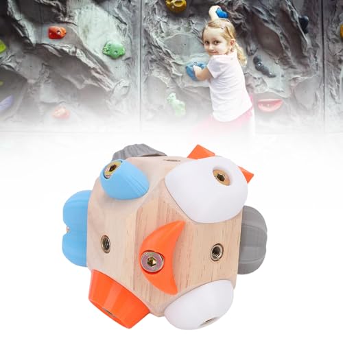 Massive Block Toy, Compact Multifunctional Rock Climbing Training Set with 12 Colorful Climbing Pegs, for Climbers of All Skill Levels to Enhance Finger Strength and