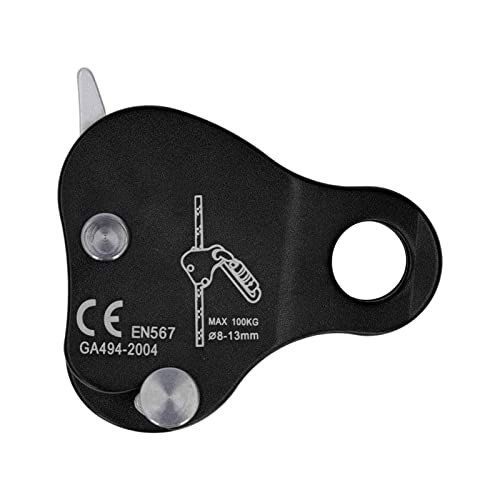 Climbing Rope Grab Aluminum Alloy SELF Locking for Outdoor Climbing Mountaineering