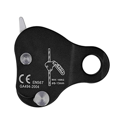 Climbing Rope Grab Aluminum Alloy SELF Locking for Outdoor Climbing Mountaineering