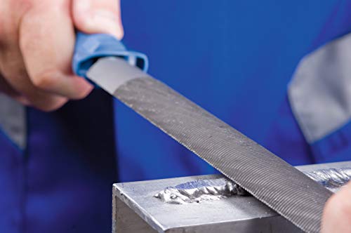 Pferd - 15113 PFERD Machinist Hand File, Swiss Pattern, Double Cut, Half-Round, #0 Coarseness, 6" Length, 9/32" Width, 5/32" Thickness