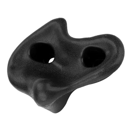 Demeras 10PCS Plastic Climbing Holds Grips Kids Climbing Stones Small Kids Toys Grip Climbing Rock Set for Climbing Frames Tree Houses (Black)