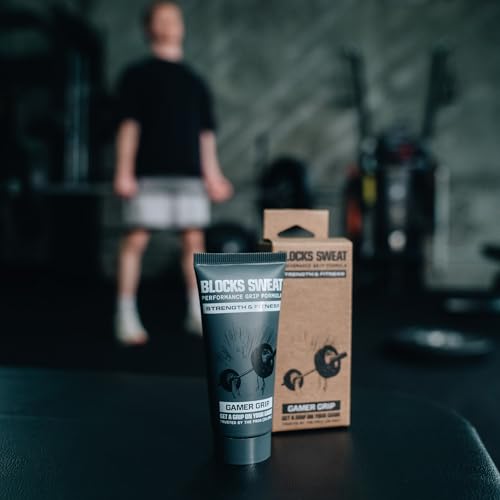 Gamer Grip Strength & Fitness Cream for Sweaty Hands -Chalk-Free Liquid Formula Grip Cream for Weightlifting, Climbing, Golf, Gymnastics Grips & Pole, Sweat Control for Instant Dry Hands, Made in USA