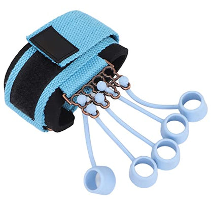Dioche Finger Strengthener Guitar Finger Exerciser with Adjustable Wrist Strap - Silicone Hand Grip Strengthener for Training, Suitable for Rock Climbing, Guitar, Tennis and More - size: 40lb