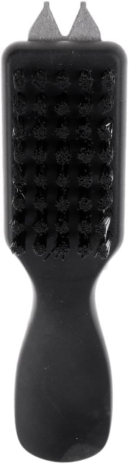 Black Golf Shoes Cleaner Brush with Shoe Horn Handle Dirt Mud Remover Suit for Golf Club Home Using Cleaning Tool 1PCS