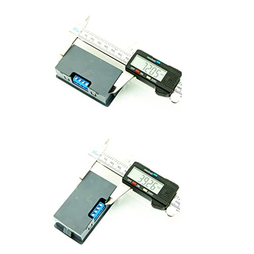 2Pcs Timer Delay Relay Programmable Cycle Timer Switch ON-Off Control LED Digital Display Time Relay Module (DC12V/20A) Gray