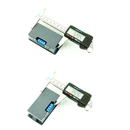 2Pcs Timer Delay Relay Programmable Cycle Timer Switch ON-Off Control LED Digital Display Time Relay Module (DC12V/20A) Gray