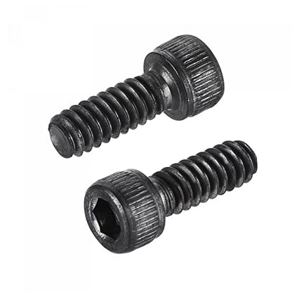 uxcell #6-32x3/8" Hex Socket Head Cap Screw Bolts 12.9 Grade Alloy Steel 25pcs - size: #6-32x3/8"