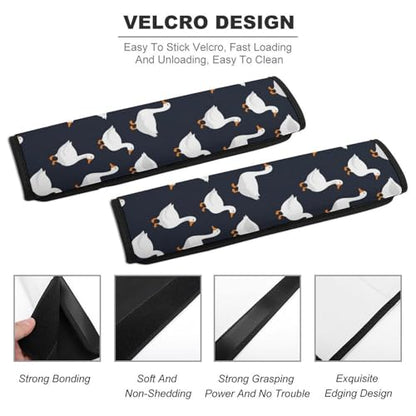 1 Pair Cute Animal Goose Seat Belt Shoulder Pad Soft Padded Seat Belt Cushion for Adult Use, Stroller Pushchair High Chair, Pressure Relief - color: Pattern 666