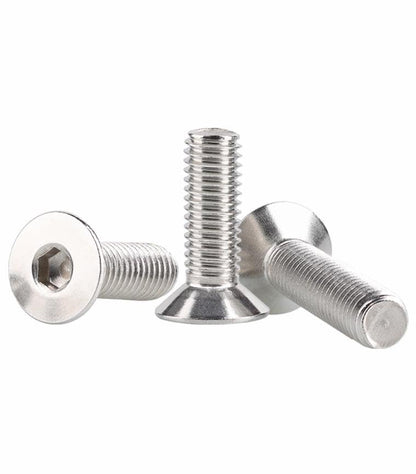 6Pcs 1/4-20x1-1/8 Flat Head Socket Cap Screws Bolts Countersunk Bolts, Stainless Steel 18-8 (304), Bright Finish, Allen Socket Drive - size: 1/4-20x1-1/8(6Pcs)