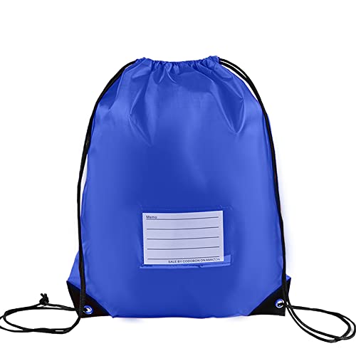 20 Pcs Drawstring Bags,Bulk Draw String Backpack, DIY Gym Sports Cinch Bag Sackpack for Women Men, Royal Blue - color: Royal Blue
