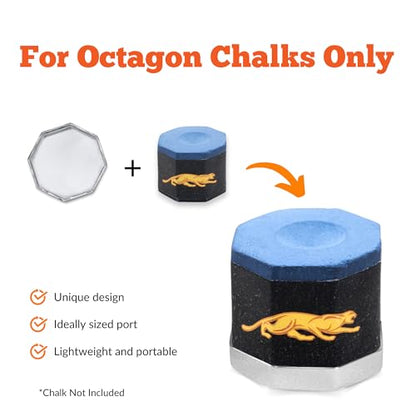 Metal Chalk Holder - style: Octagon