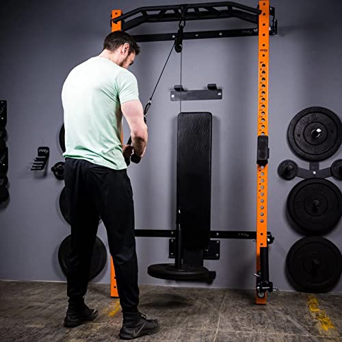 Mtgluk Cable Pulley System Upgraded DIY LAT and Lift Weight Pulley Machine Attachment Home Gym Forearm Wrist Roller for Triceps Pull Downs Biceps Curl Forearm Shoulder - color: Straight + Tricep