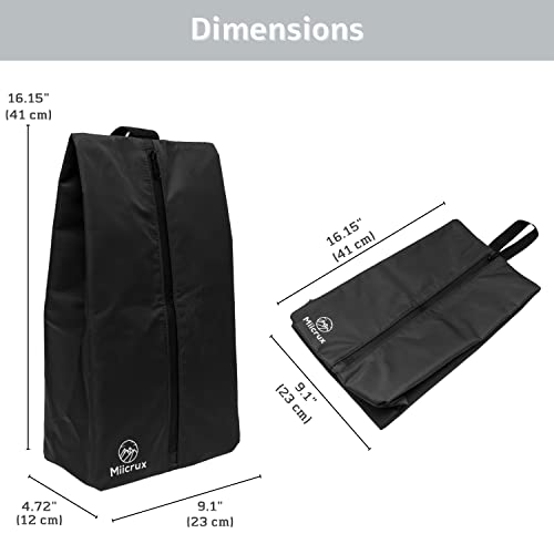Travel Shoe Bag, Odor Absorbing Bag, Water Resistant, Shoe Storage, Organizer Shoe Pouch with Zipper for Men and Women