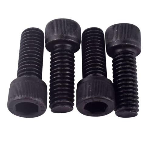 20Pcs 1/4-20 x 3/8" Socket Head Cap Screws Bolts, 12.9 Grade Alloy Steel Black Oxide Finish, Allen Hex Drive, UNC Coarse Full Thread - size: 1/4-20 x 3/8" (20PCS)
