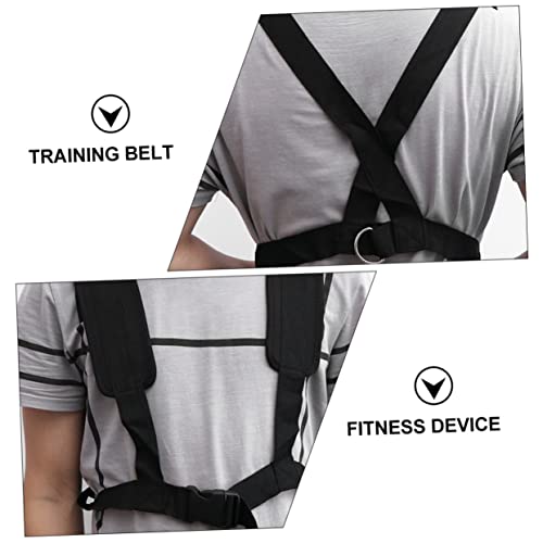 2pcs Professional Weight Lifting Belt Shoulder Straps Training Belt for Fitness Sled Harness Grip Strength Enhancer
