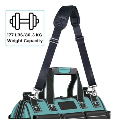 Shoulder Strap for Bag Universal Replacement 58"/67" Fixed Padded Adjustable Buckle Heavy Duty Shoulder Strap - color: Black, size: 58"
