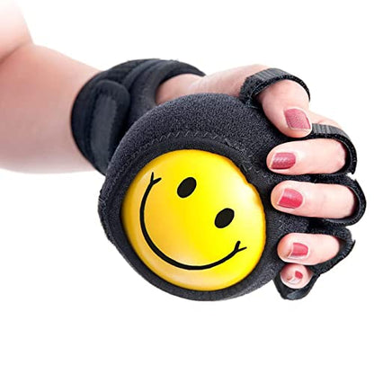 Anti-spasticity Ball Splint Hand Finger for Hand Stroke Hemiplegia Finger Recovery Spasm Dystonia Hemiplegia Finger Training Hand Functional Impairment for Children and Men and Women (Medium) - size: Medium