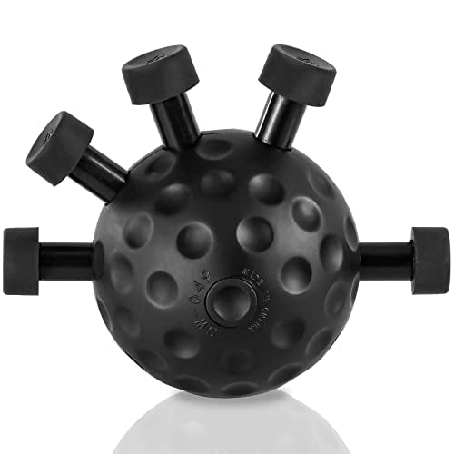 Ultimate Finger Hand Strengthener Grip - Adjustable Resistance Hand Balls Gripper Exerciser Strength Trainer for Forearm Guitar Training Musician Rock Climbing Therapy (Pro Plus, Black/Black)