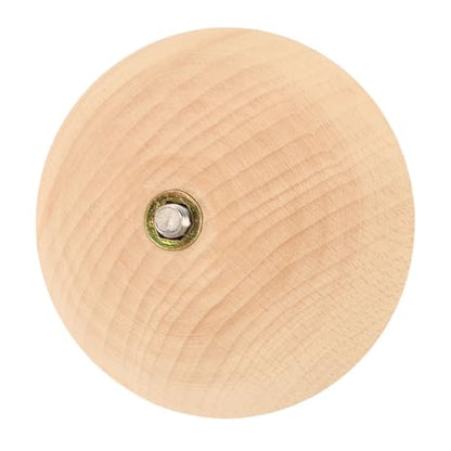 RiToEasysports Pull Up Balls, 3.74in Upper Half Sphere Hold Grips with Beech Wood Iron Imitation Nylon, for Rock Climbing Strength Training Grip