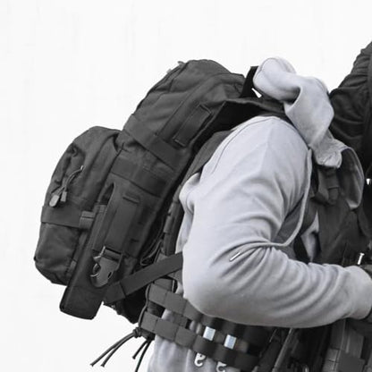 TRIWONDER Tactical Phone Pouch Molle, Smartphone Holster Bag EDC Utility Cellphone Lock Card Holder Organizer Fit for Waist Belt Case - color: 12 Black