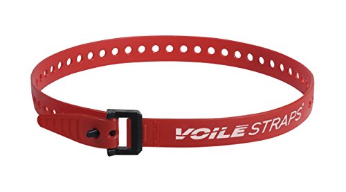 Voile Straps - 25" Nylon Buckle Red - color: Red