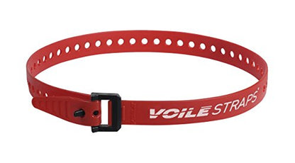 Voile Straps - 25" Nylon Buckle Red - color: Red