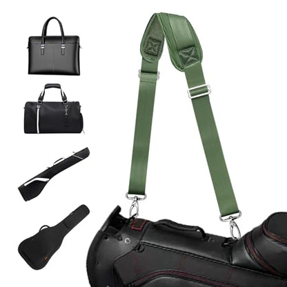 Shoulder Strap for Bag Universal Replacement 58"/67" Fixed Padded Adjustable Buckle Heavy Duty Shoulder Strap - color: Green, size: 58"