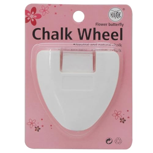 Chalk Wheel Fabric Marker Tailor's Chalk DIY Sewing Parts (White) - color: Chalk Wheel - White