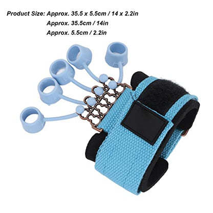 ZJchao Finger Strengthener, Silicone Finger Exerciser with Adjustable Wrist Strap, 6 Resistance Levels for Finger Flexion Extension Training, Hand Grip Strengthener for Rock Climbing, (40lbs) - size: 40 Pound