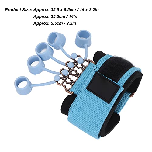 Finger Stretcher Extensins Finger Exerciser with Adjustable Wrist Strap - Silicone Hand Grip Strengthener for Training, Suitable for Rock Climbing, Guitar, Tennis and More - size: 40lb
