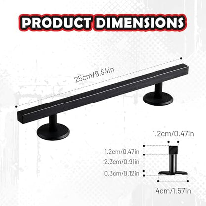 Colaxi Fingerboards Rail Accessory, Gift Premium Aluminum Alloy Educational Toy Prop, Finger Boards Training Finger, Square Black - color: Optional, size: Square Black