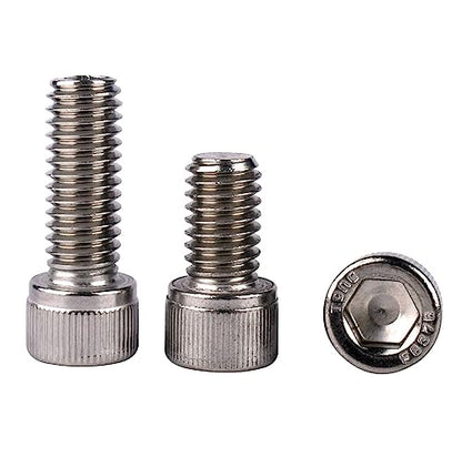 3/8-16 x 1-3/4" Allen Hex Socket Head Screw Bolt, 304 Stainless Steel 18-8, UNC Machine Full Thread, Pack of 10 - size: 3/8-16 x 1-3/4" (10 PCS)